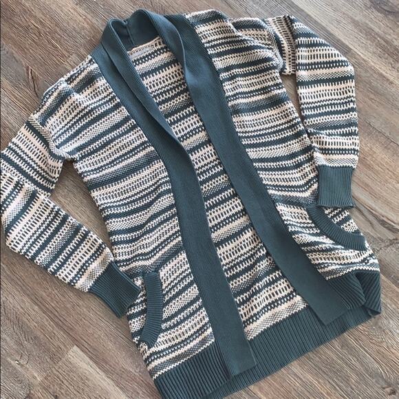 Rubbish Open Front Striped Cardigan Sweater XS - Picture 1 of 8